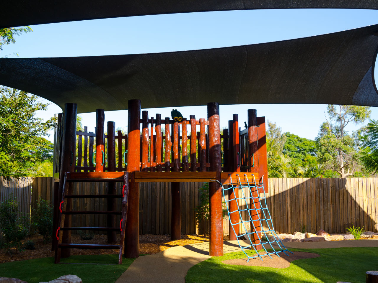 Outdoor playground at Life ELC